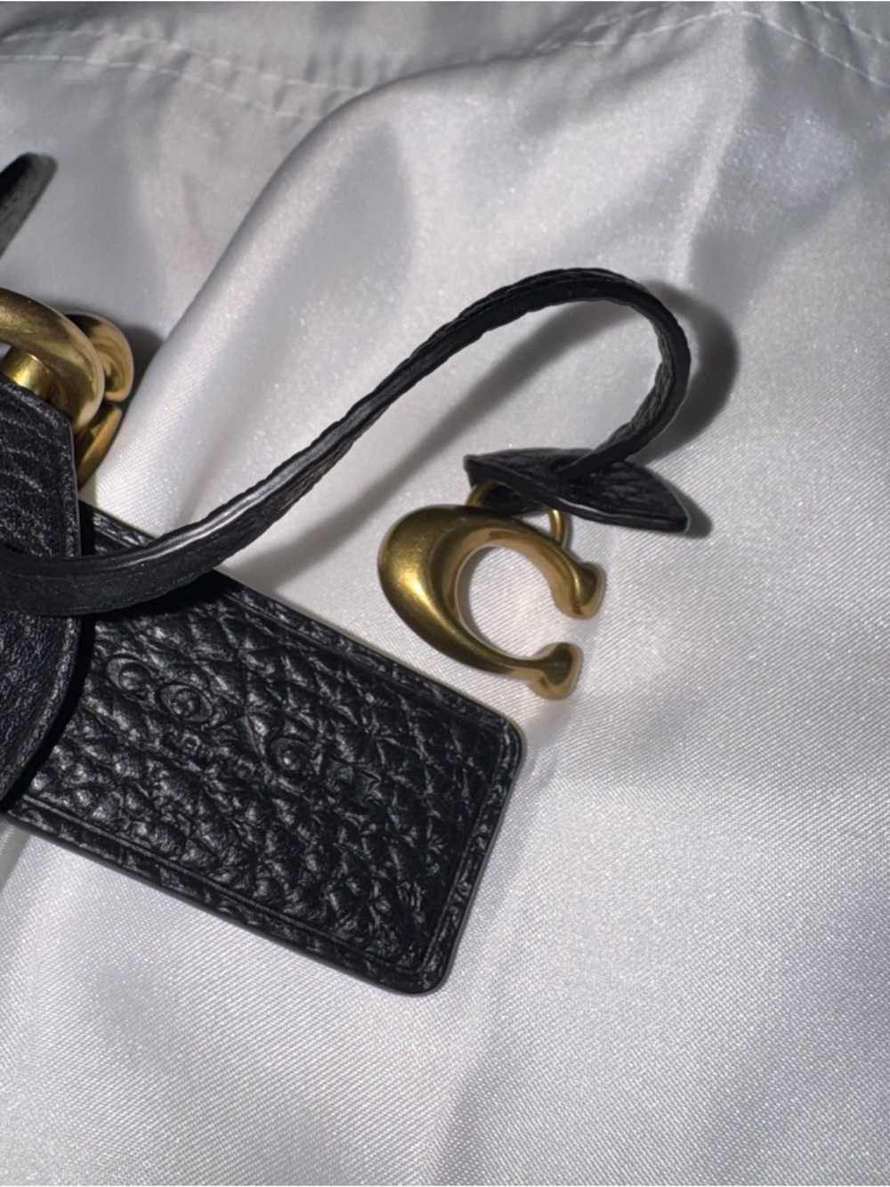 Coach Cary Small Soft Black Pebble Leather Crossbody Bag - Picture 8 of 11